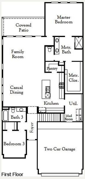 First floor diagram