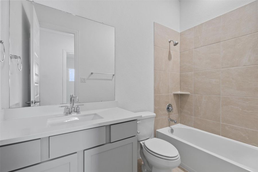 Furnished interior view inside a new home in Sundance Cove, Crosby (Image 7).
