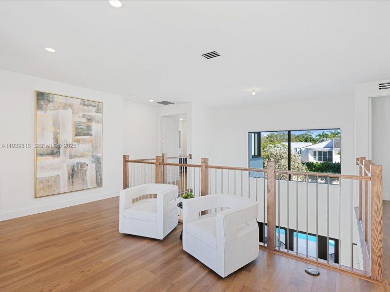 Furnished interior view inside a new home in , Miami (Image 46).