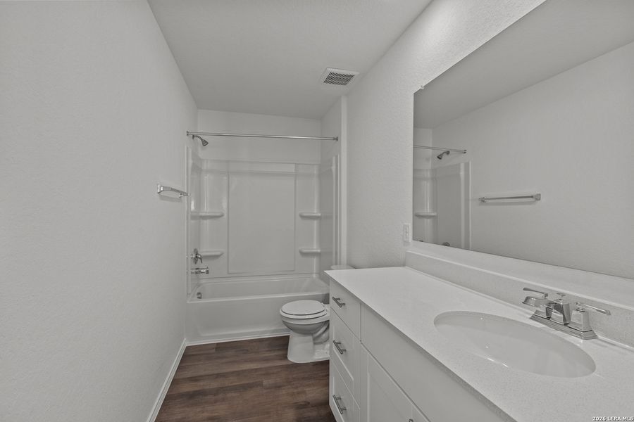 Furnished interior view inside a new home in Davis Ranch, San Antonio (Image 4).