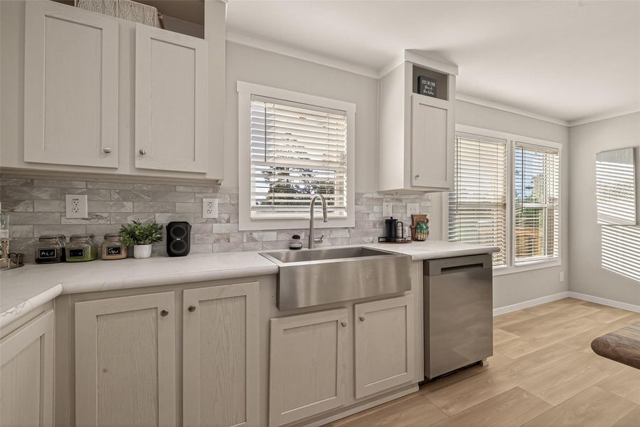 Furnished interior view inside a new home in , Cleveland (Image 4).