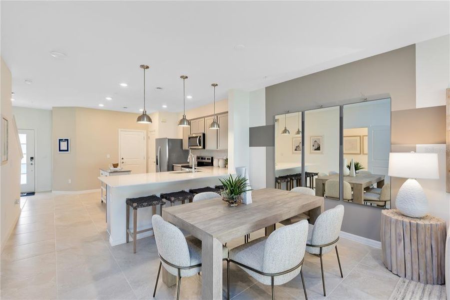 Furnished interior view inside a new home in Emerald Pointe, Sanford (Image 18). Furnished interior view inside a new home in Emerald Pointe, Sanford (Image 18).