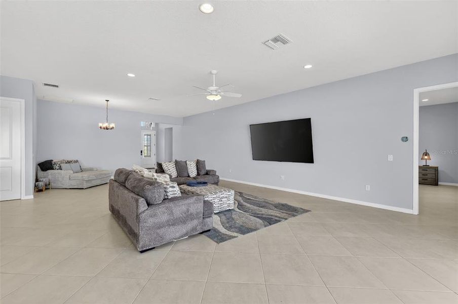 Furnished interior view inside a new home in , The Villages (Image 15).