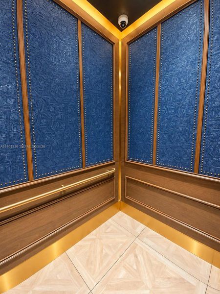 Close-up of interior finishes inside a home in NoMad Residences, Miami (Image 17).