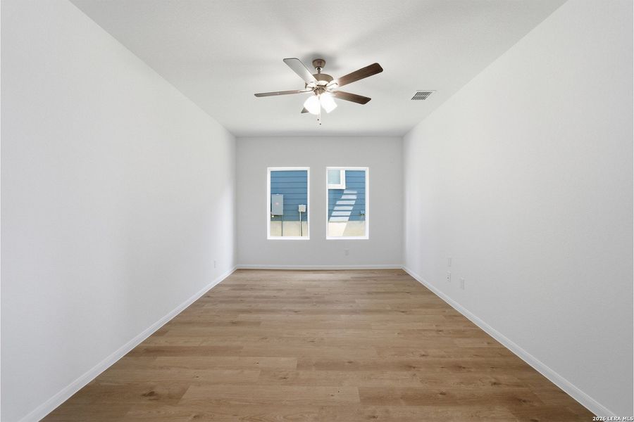 Spacious, unfurnished interior of a new home in Willow View, Converse (Image 25). Spacious, unfurnished interior of a new home in Willow View, Converse (Image 25).