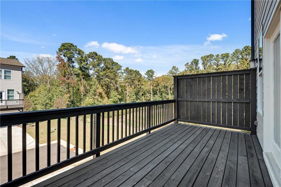 Exterior details and patio area of a home in Waverly at Buice Lake, Acworth (Image 24). Exterior details and patio area of a home in Waverly at Buice Lake, Acworth (Image 24).