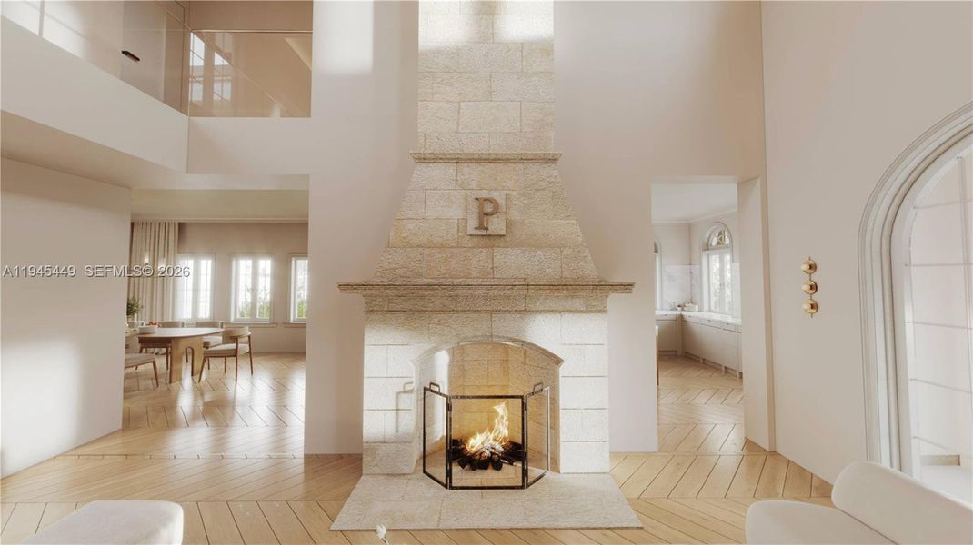 Furnished interior view inside a new home in , Miami (Image 4).