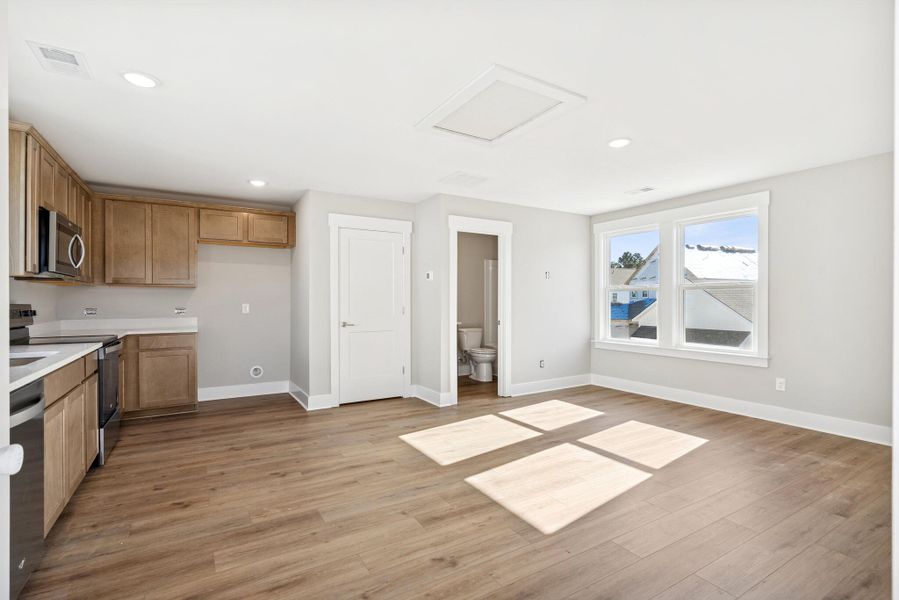 Spacious, unfurnished interior of a new home in Point Hope - Cottage Collection, Charleston (Image 27). Spacious, unfurnished interior of a new home in Point Hope - Cottage Collection, Charleston (Image 27).