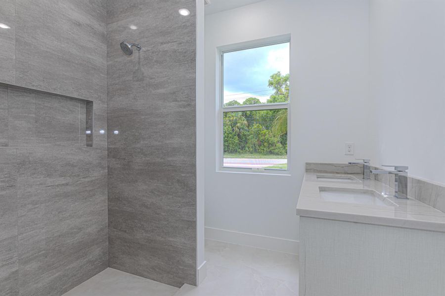 Furnished interior view inside a new home in , Jupiter (Image 8).