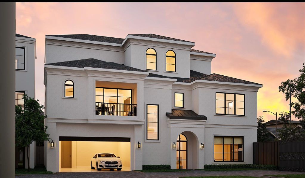 Front exterior of a new home in , Houston, TX, highlighting curb appeal (Image 23).