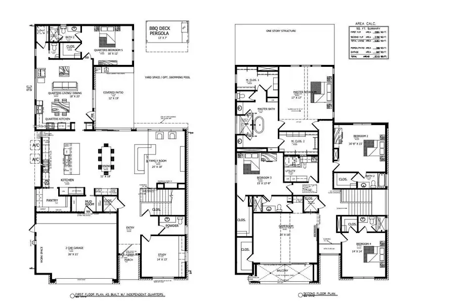 2D floor plan layout of this home in , Houston, TX (Image 3).
