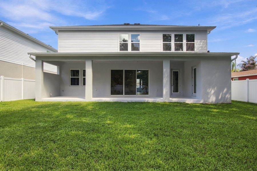 Exterior details and patio area of a home in South Tampa - Urban Collection, Tampa (Image 3).