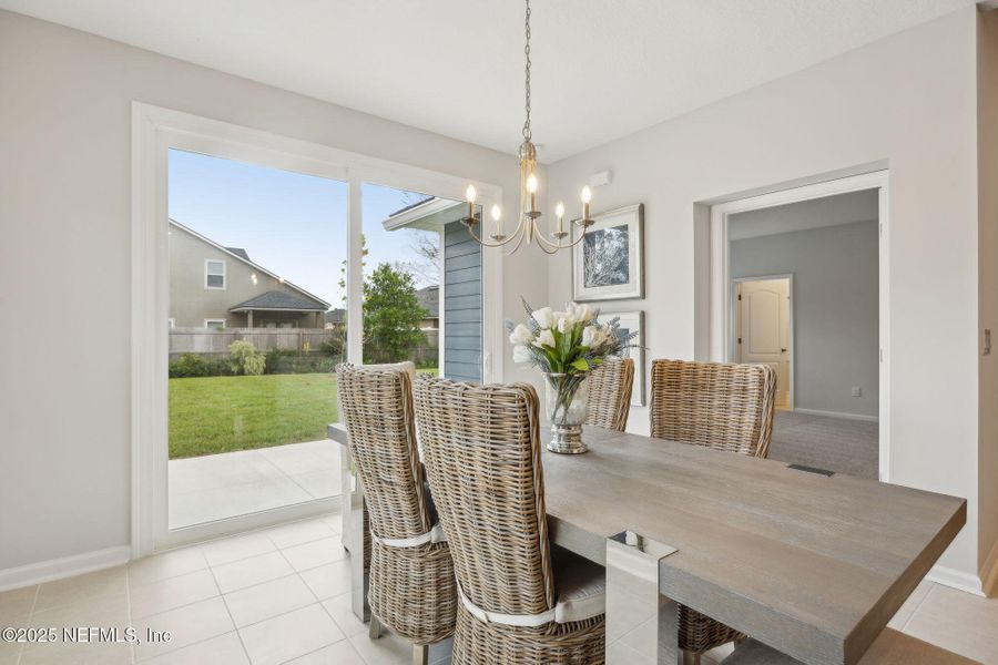 Furnished interior view inside a new home in , Jacksonville (Image 5).