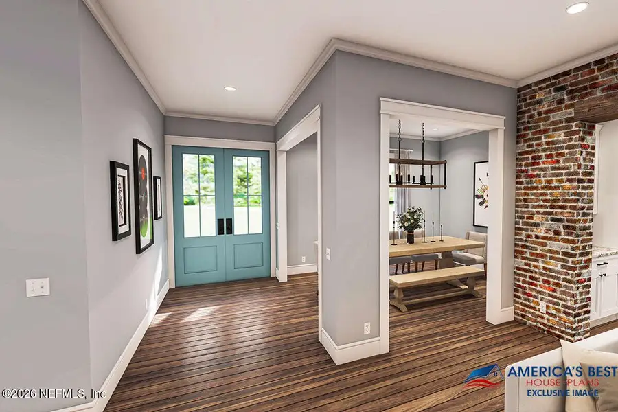 Furnished interior view inside a new home in , St. Johns (Image 3).