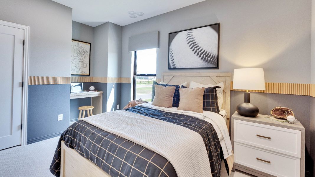 Representative furnished interior of a home built from the Elm by DRB Homes in Anthem, Kyle (Image 9).