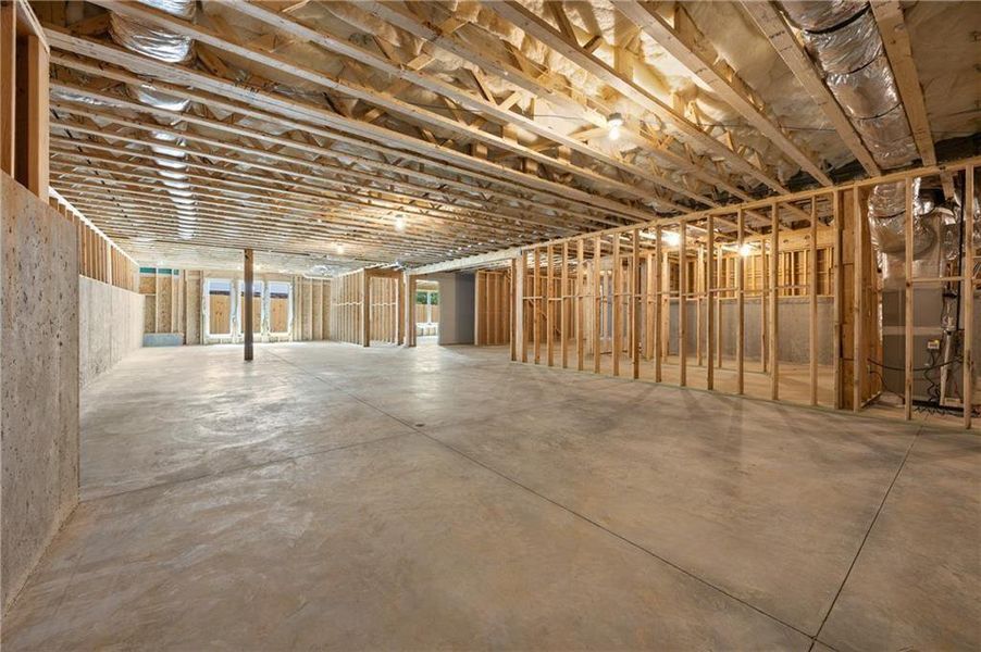 In-progress construction of a new home in , Sandy Springs, GA (Image 54).