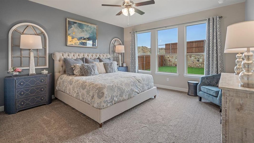 Furnished interior view inside a new home in Morningstar, Aledo (Image 4). Furnished interior view inside a new home in Morningstar, Aledo (Image 4).