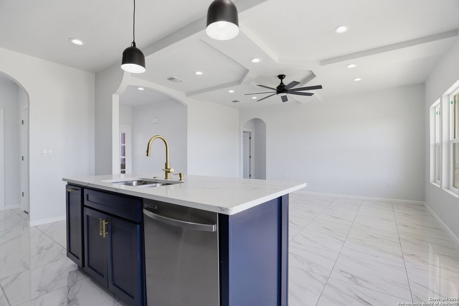 Furnished interior view inside a new home in , Atascosa (Image 12).