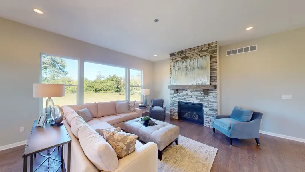 Representative furnished interior of a home built from the The Springfield by Norfolk Homes in Offsite Builds Southern Michigan, Ann Arbor (Image 11).