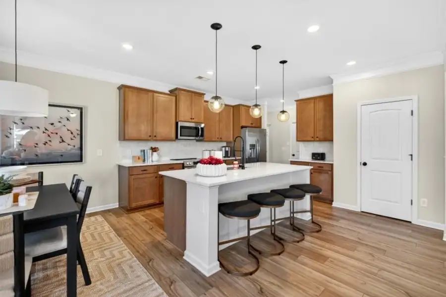 Furnished interior view inside a new home in Allen Manor, Hoschton (Image 33).