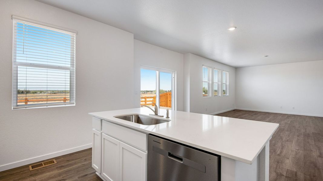 Furnished interior view inside a new home in Vista Meadows, Fort Lupton (Image 11).