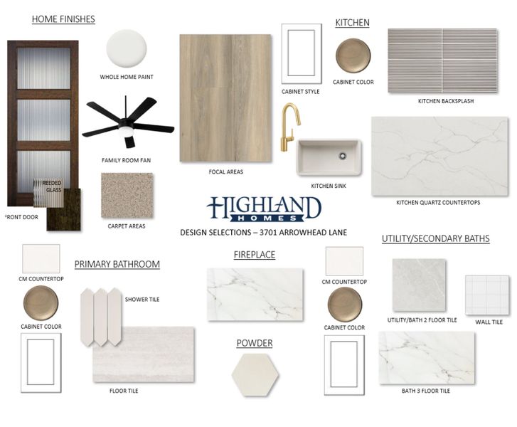 Sample of building materials used in homes in Heritage Ranch, Sherman (Image 24).
