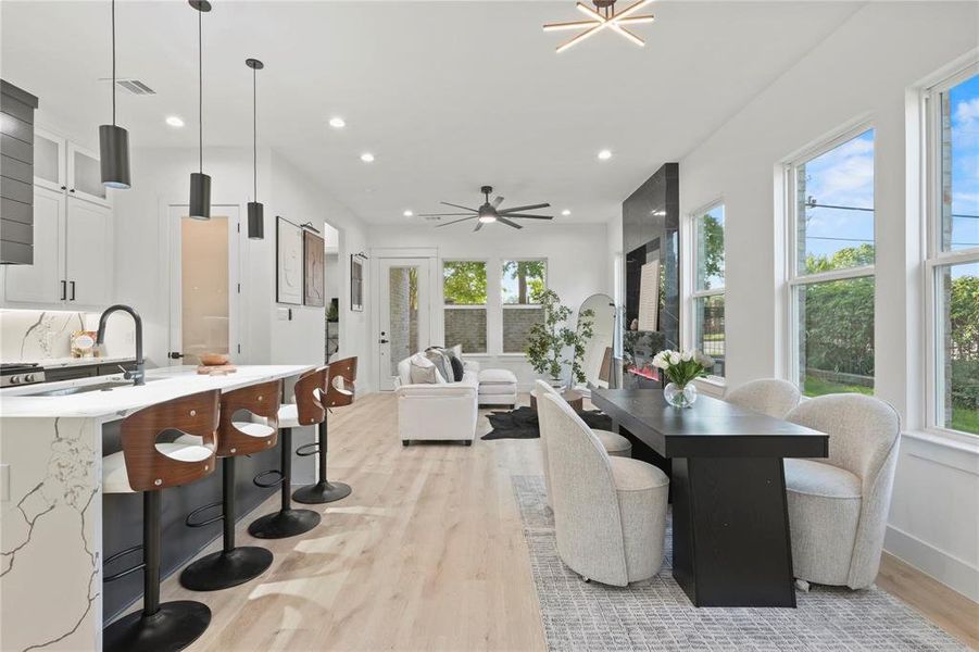 Furnished interior view inside a new home in , Arlington (Image 5).