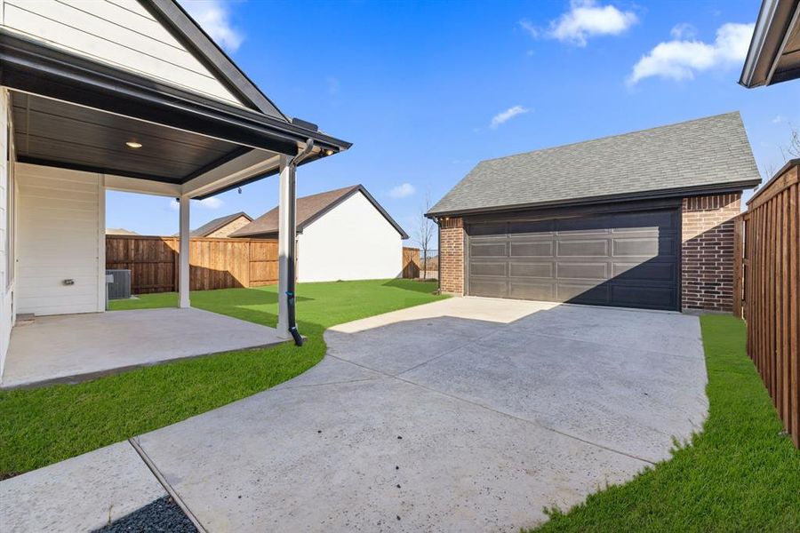 You'll enjoy morning coffee or unwinding in the evenings on this wonderful covered back patio.