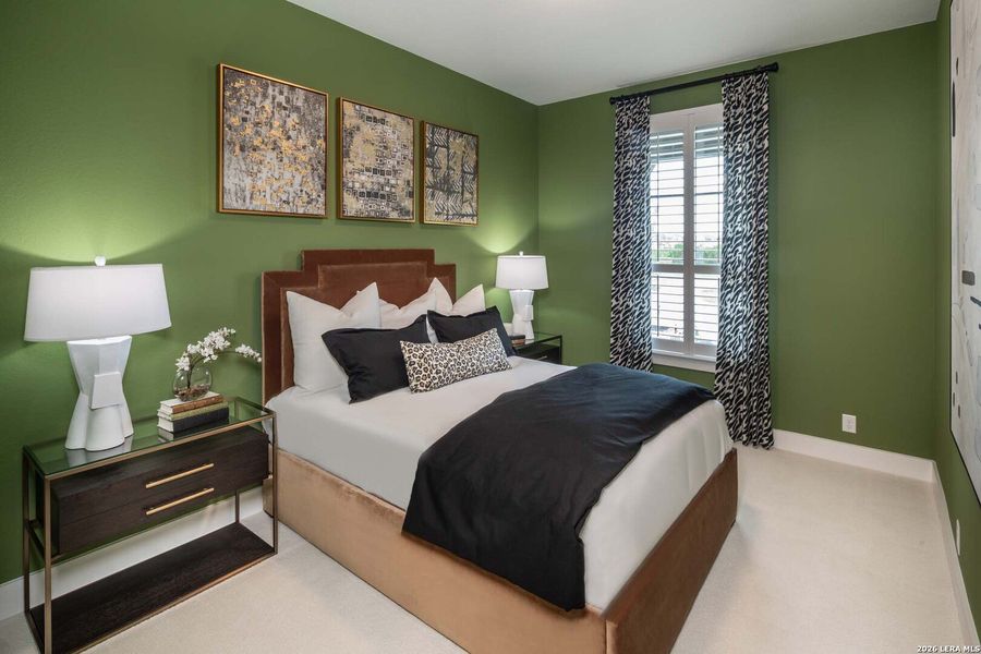 Furnished interior view inside a new home in Veramendi, New Braunfels (Image 14).
