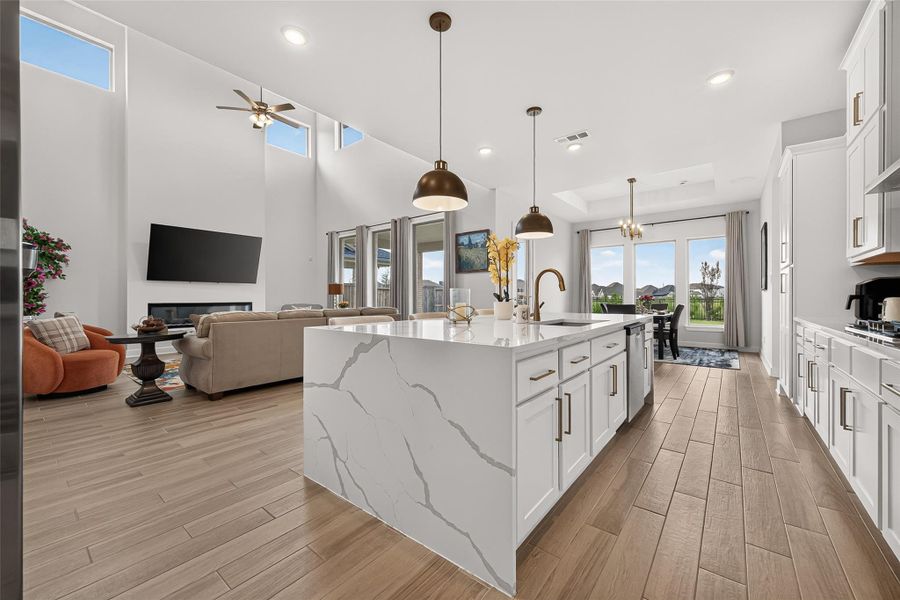 Furnished interior view inside a new home in , Brookshire (Image 38).