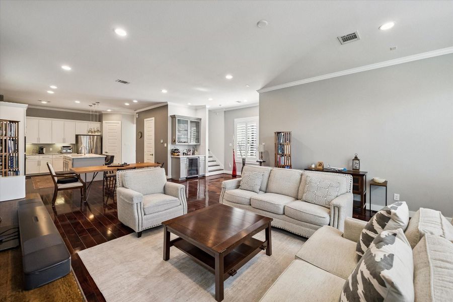 Furnished interior view inside a new home in , Houston (Image 8). Furnished interior view inside a new home in , Houston (Image 8).