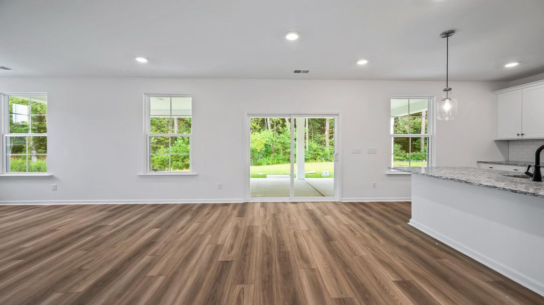 Spacious, unfurnished interior of a new home in Creekside at Andrews, Summerville (Image 16).