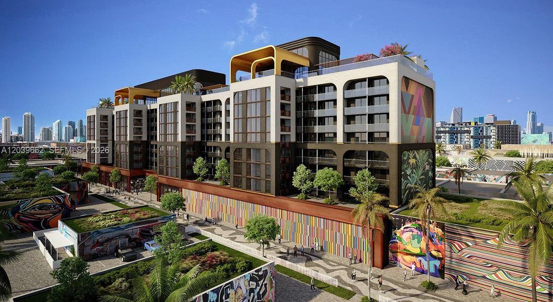 Condo located in Miami, FL showcasing its design and architecture (Image 3). Condo located in Miami, FL showcasing its design and architecture (Image 3).