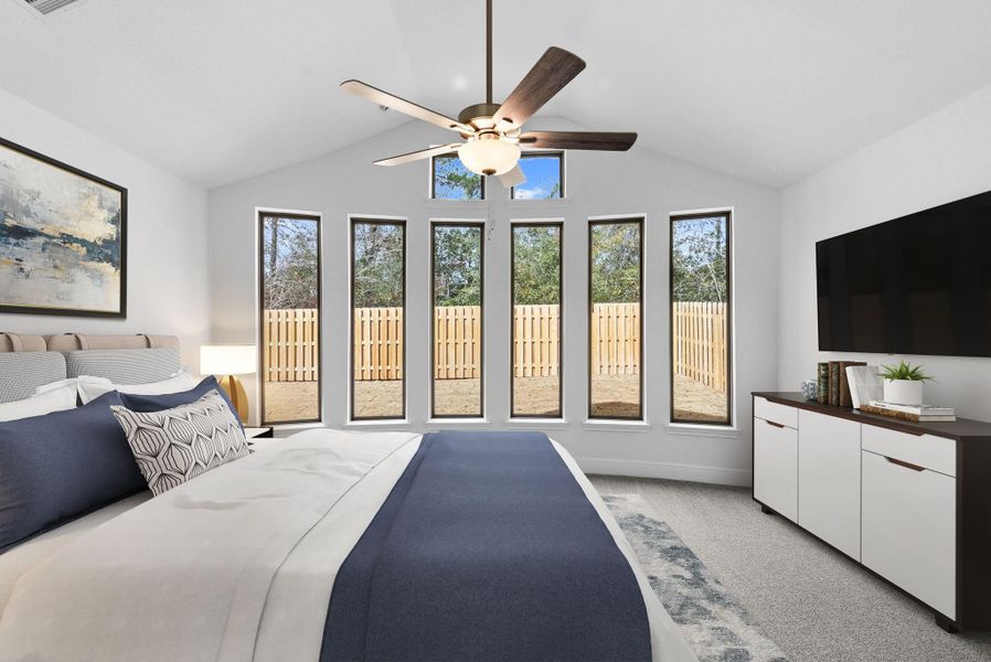 Furnished interior view inside a new home in Colton, Montgomery (Image 13). Furnished interior view inside a new home in Colton, Montgomery (Image 13).