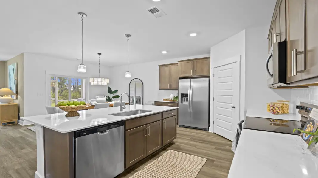 Furnished interior view inside a new home in The Pines at New Hampstead, Bloomingdale (Image 7).