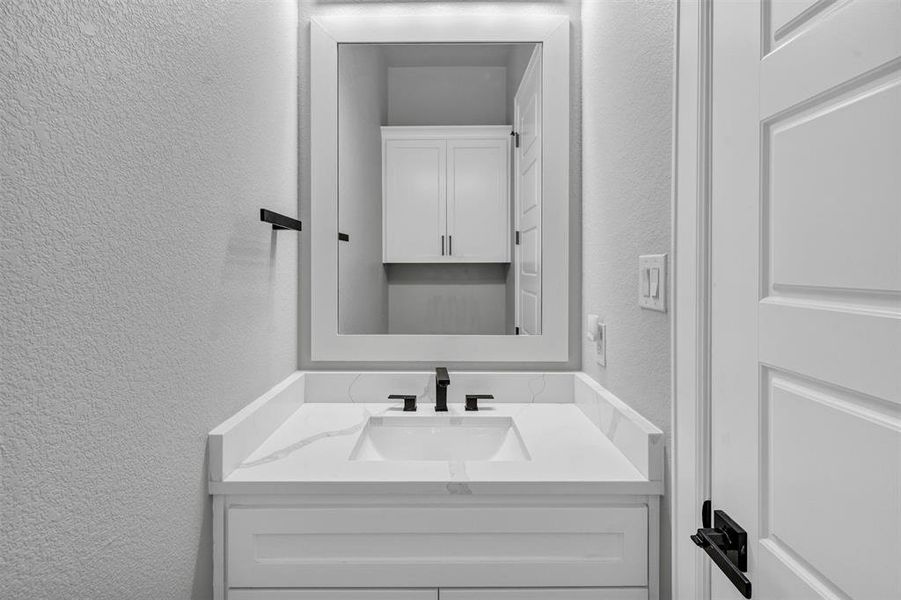 Furnished interior view inside a new home in , Godley (Image 13).