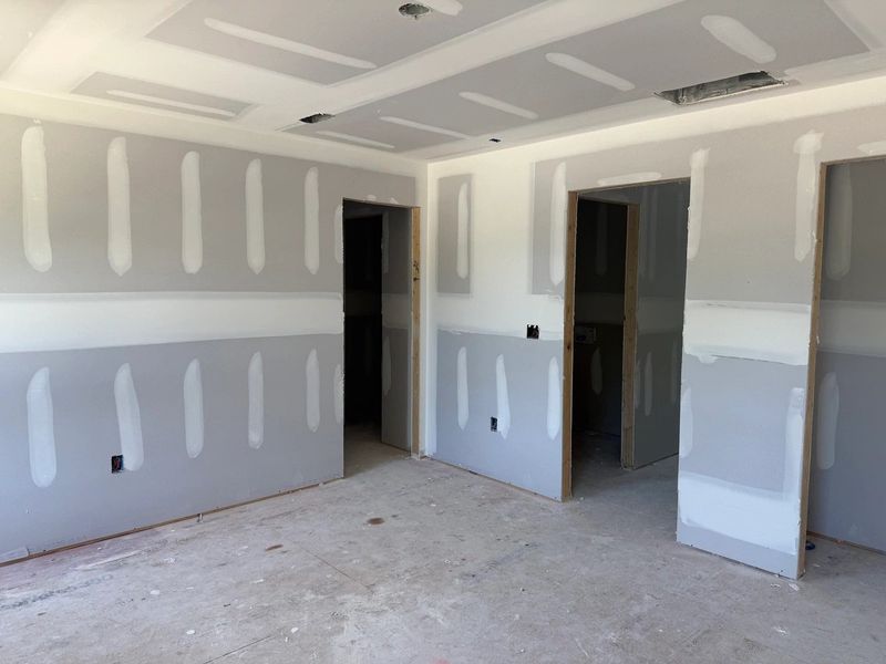 In-progress construction of a new home in Towns at The Point, Rolesville, NC (Image 21).