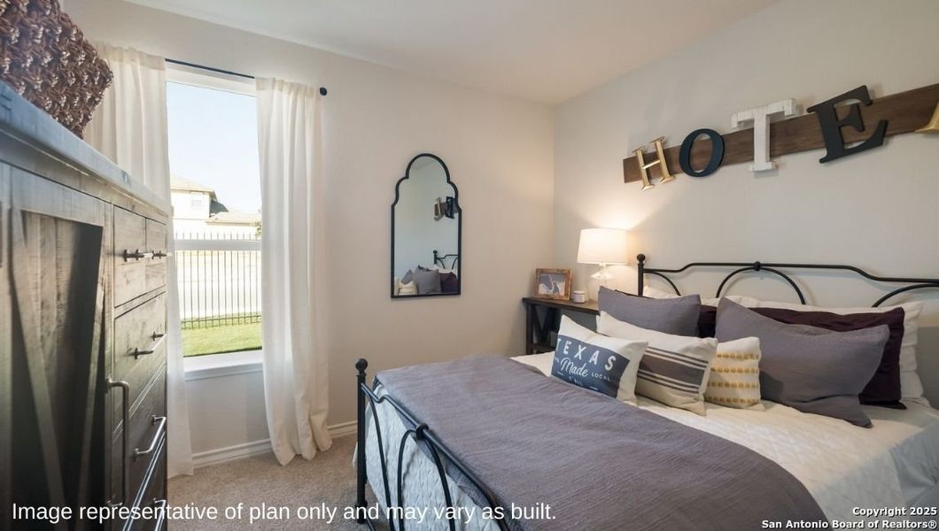 Furnished interior view inside a new home in Brookstone Creek, San Antonio (Image 4).