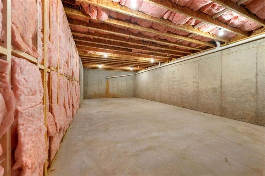 In-progress construction of a new home in SteepleChase, Hoschton, GA (Image 45).