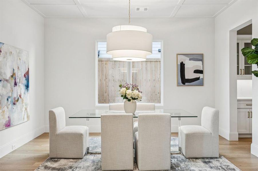 Furnished interior view inside a new home in , Dallas (Image 15).