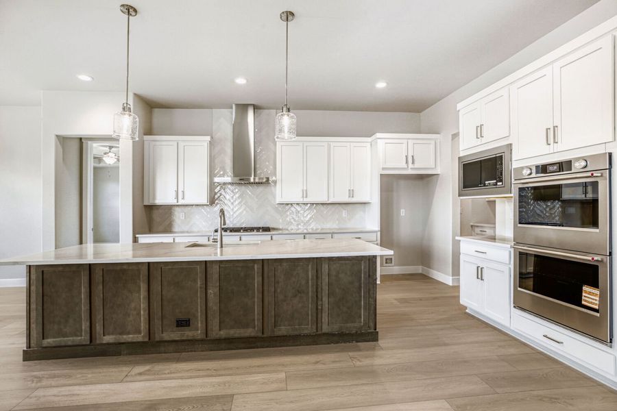 Furnished interior view inside a new home in RainDance, Windsor (Image 13).