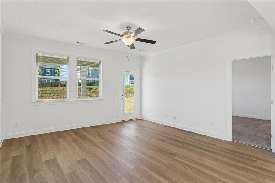Spacious, unfurnished interior of a new home in Tillery Park, Grovetown (Image 16). Spacious, unfurnished interior of a new home in Tillery Park, Grovetown (Image 16).