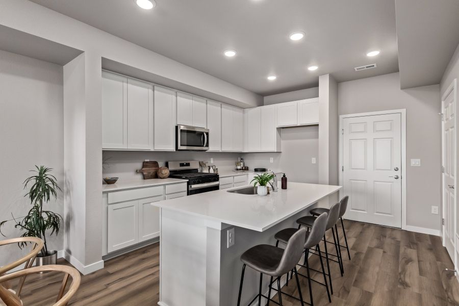 Furnished interior view inside a new home in Arras Park, Thornton (Image 10).