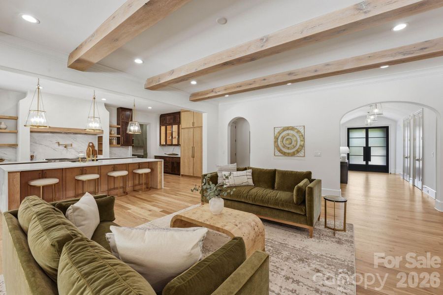 Furnished interior view inside a new home in , Charlotte (Image 8).
