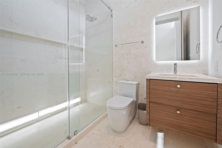 Furnished interior view inside a new home in , Coral Gables (Image 32).