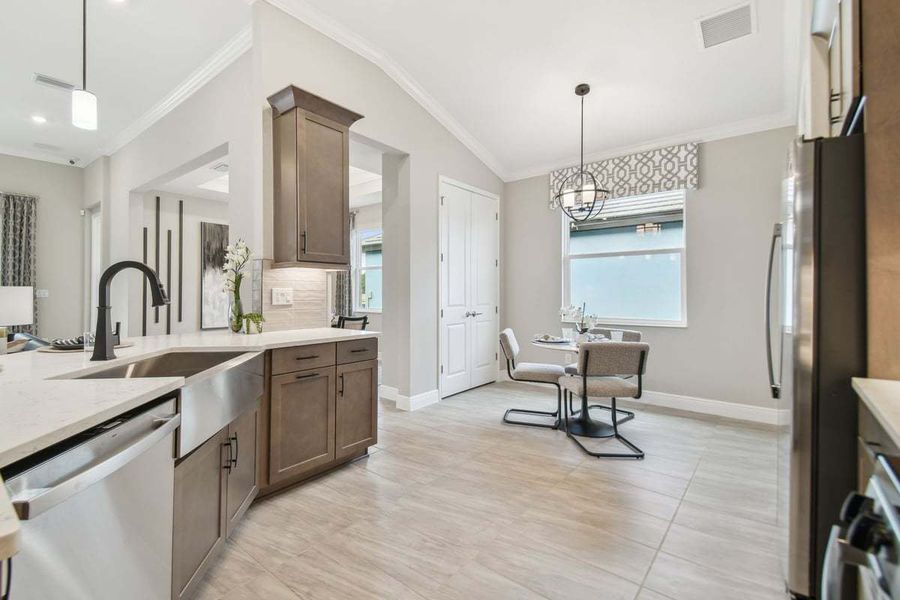 Representative furnished interior of a home built from the Sweetwater by William Ryan Homes in Southern Hills Plantation, Brooksville (Image 39).