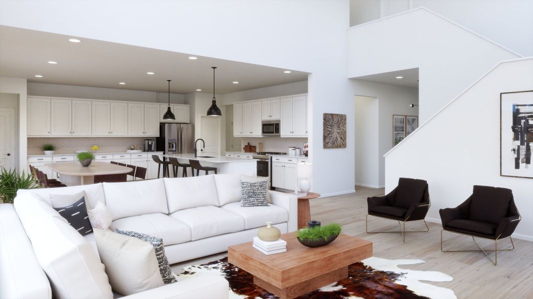 Furnished interior view inside a new home in The Estates Collection at Talon Pointe, Thornton (Image 11).
