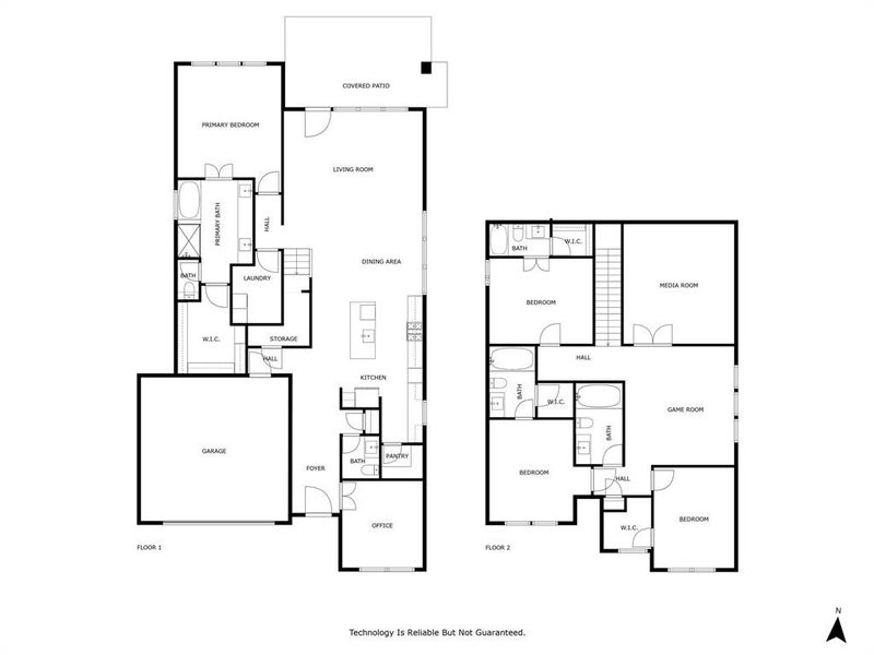 Floor plan is deemed highly reliable but not guaranteed.