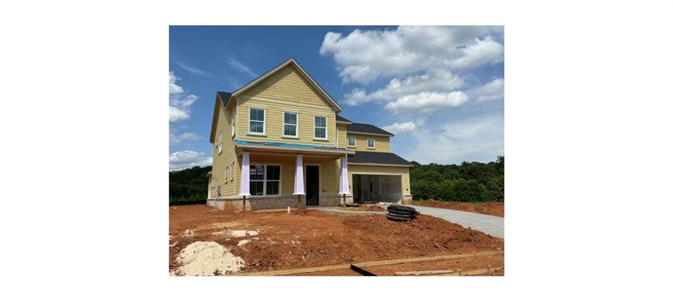 In-progress construction of a new home in Silverwood, Cumming, GA (Image 37).