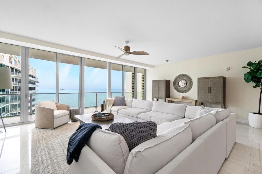 Furnished interior view inside a new home in , West Palm Beach (Image 29).